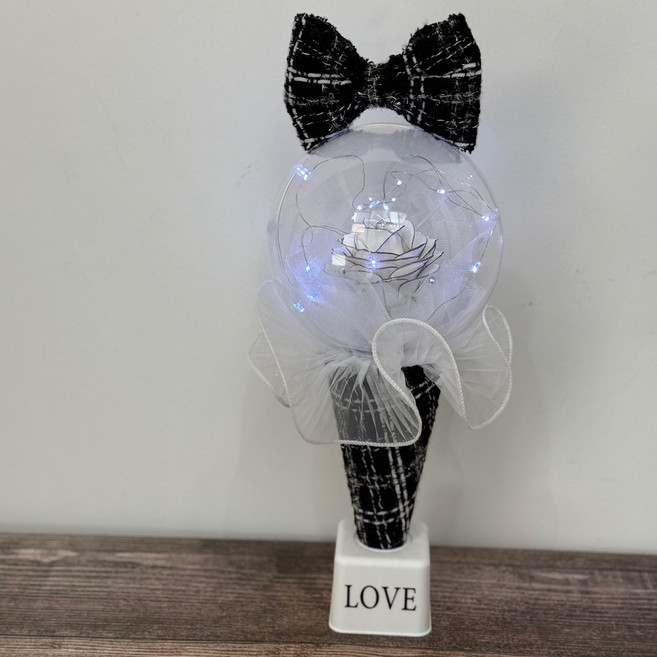 응원봉 샤응원봉 아이돌응원봉 학예외응원봉 콘서트응원봉 led응원봉, 블랙앤화이트, 1