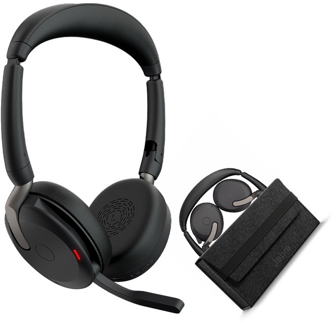 Jabra Evolve2 65 FLEX STEREO 블루투스헤드셋/헤드셋/블루투스/JABRA/자브라 공식정품, USB-A타입 UC