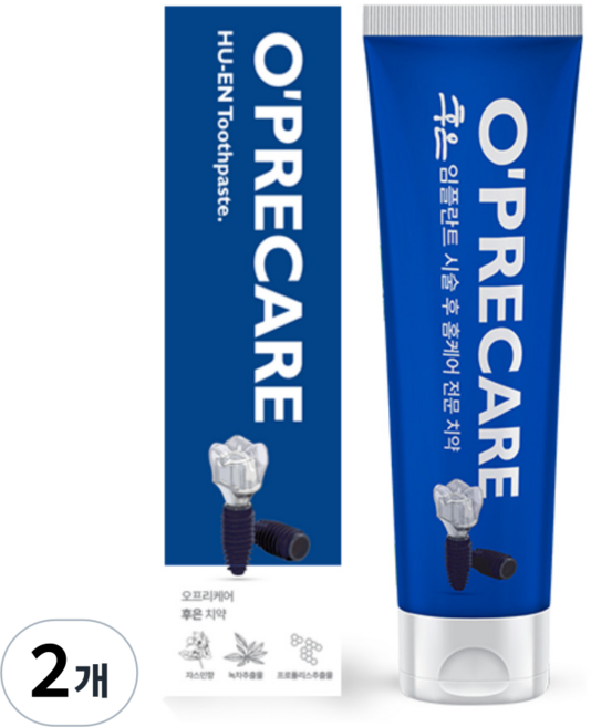 메가젠 후은 임플란트 치약, 2개, 100ml