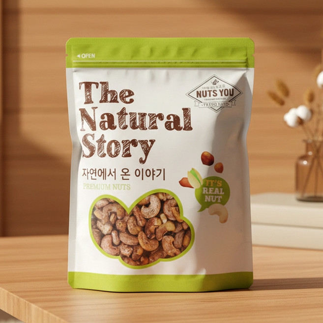넛두리 25년 크리스피캐슈넛 500g 구운 볶음 베트남 껍질캐슈넛, 1개