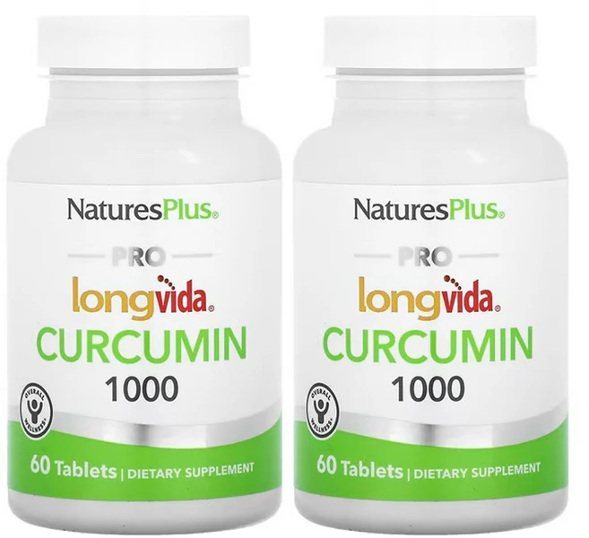 네이쳐스플러스 프로 롱비다 커큐민 1000 60정, 2개 - 쿠팡