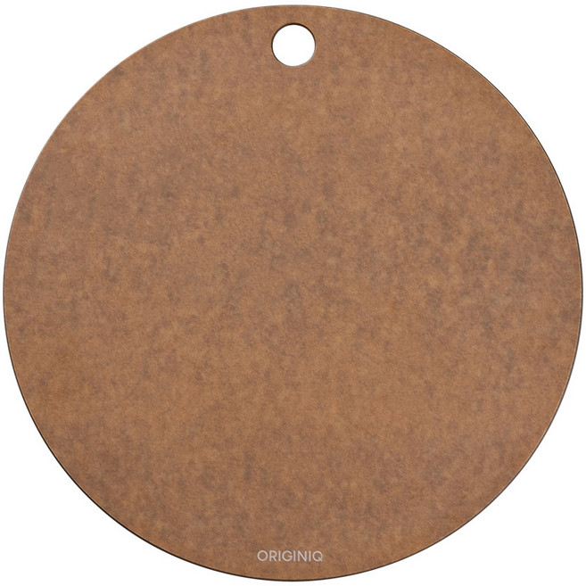오리지니크 원목 나무 압축 도마 원형 플레이트 월넛XL, 월넛, 1개