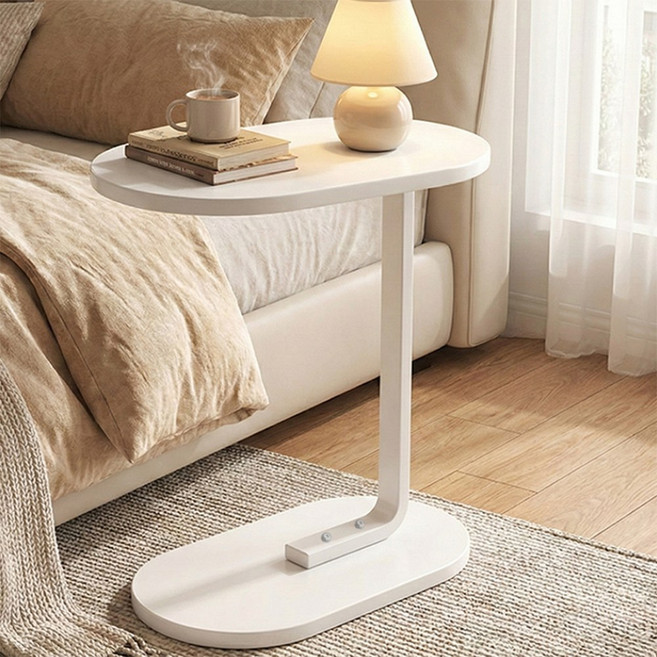 앞날창창 쇼파 침대 사이드 테이블, 화이트