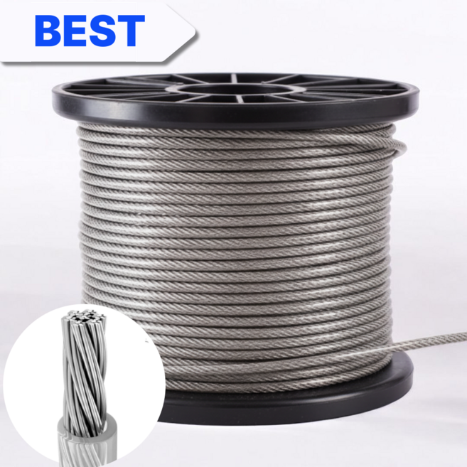 아이맥스몰 스텐 코팅와이어 로프 2mm 3mm 4mm 5mm 6mm 8mm 100M 서스 sus 304, 1개