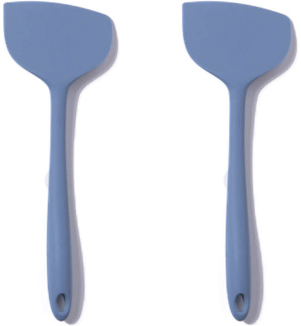 유일코리아 국산 실리콘 싹쓸이 깔끄미 주걱, 다크블루, 1세트