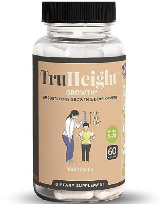 트루 하이트 어린이 청소년 보충제 아슈와간다 칼슘 비타민 함유 60정, 1개