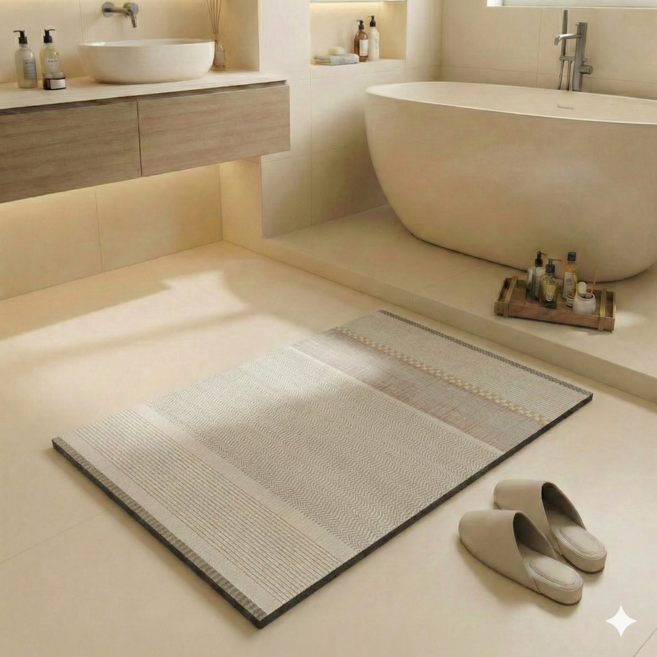 품질 좋고 가심비 뛰어난 / 워셔블 논슬립 규조토 발매트 / 우리집에 꼭 필요한 MUST HAVE 아이템, 1개, E타입