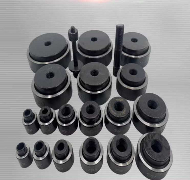 수동 유압펀칭기 철판 천공기 베어링 금형 뚫기 펌프 압착기 천공, 1개, 사각 구멍 제작 (150mm이상)