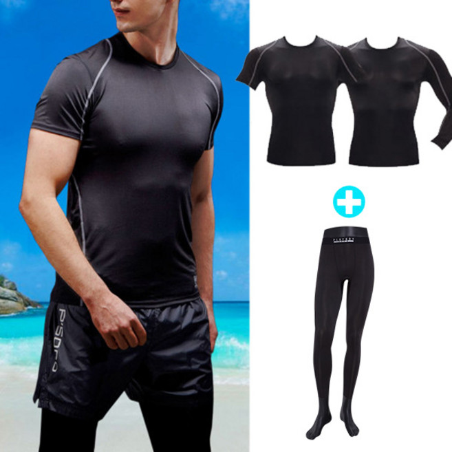 [하비] 남성 기능성 래쉬가드 3종 세트