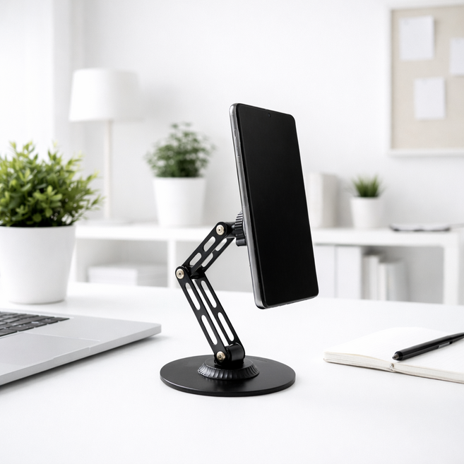 고드림 맥세이프 휴대용 스탠드 핸드폰 거치대, 1개, 블랙