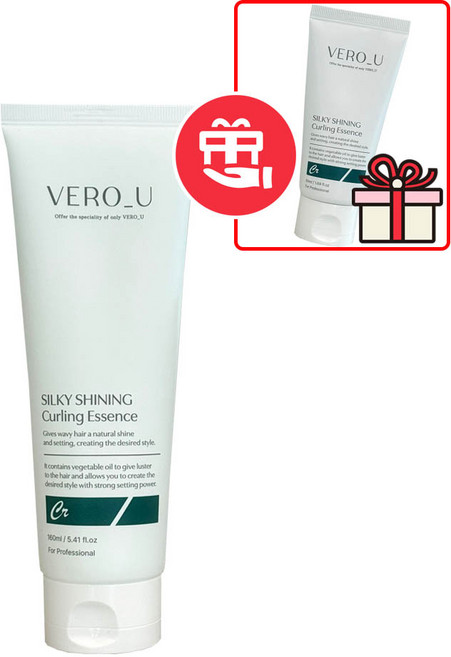 베로유 실키 샤이닝 컬링에센스 160ml + 50ml/ 미용실 전용 헤어에센스, 1개