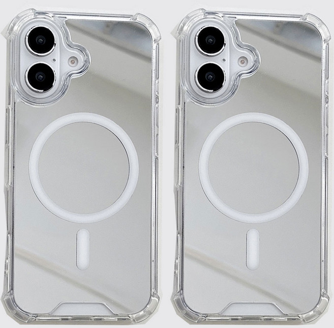 미클링 에어 미러 맥세이프 투명 거울 휴대폰 케이스