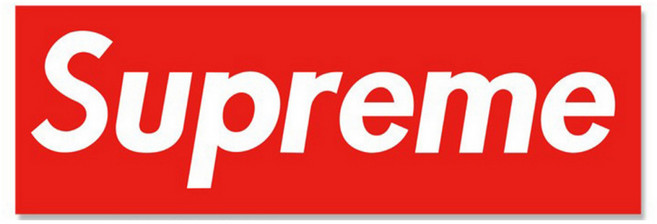 슈프림 유광 스티커 로고 리무버블 캐리어 노트북 다꾸 꾸미기 스티커 예쁜 방수, 1개, 대형