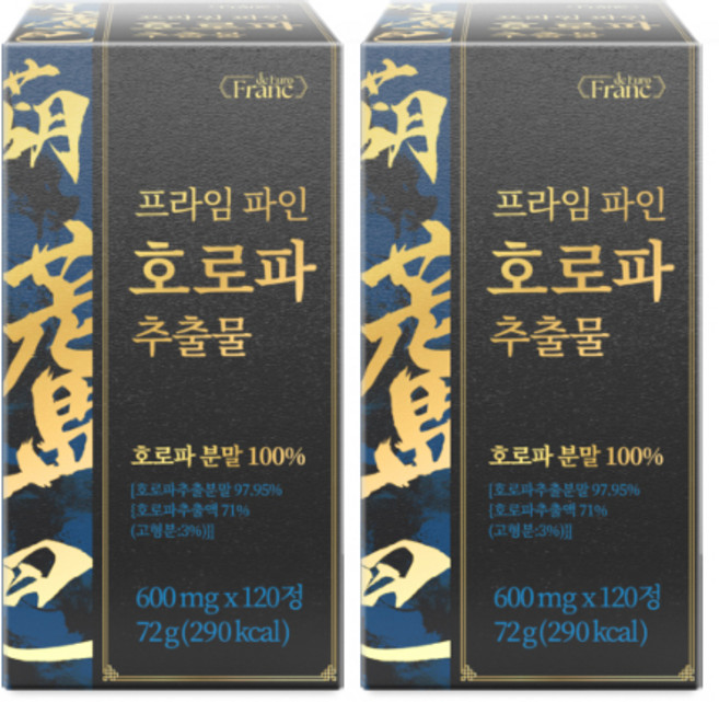프라임파인 호로파 추출물 캡슐 [호로파 분말 100%], 2개, 120정