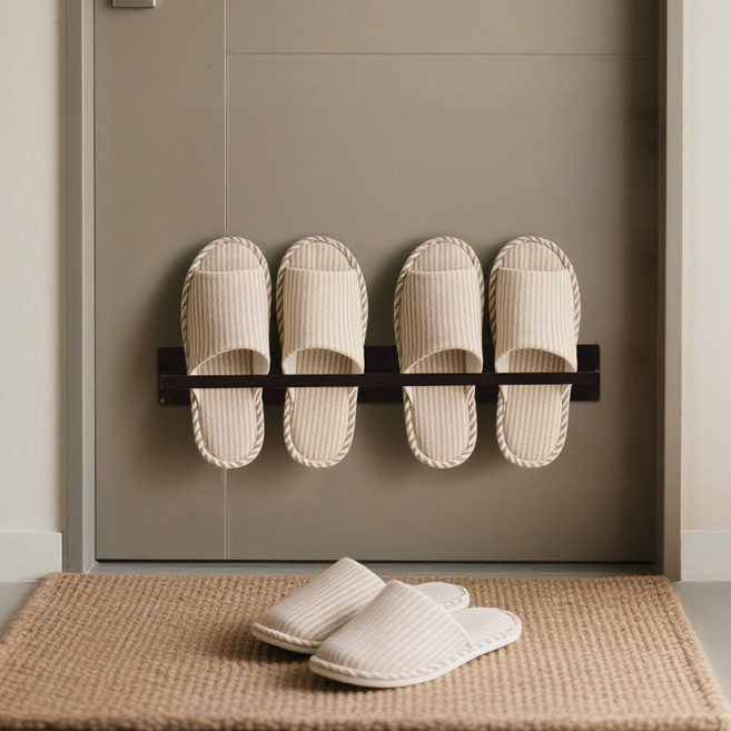 코지스 마그네틱 실내화 거치대 중형, 1개, 블랙