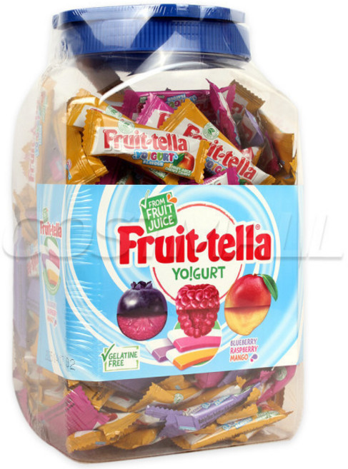 후룻텔라 요구르트 맛 츄잉 캔디 1 375g 대용량 사탕 젤리 카라멜 수입 사탕 PERFETTI VAN MELLE, 1.375kg, 1개