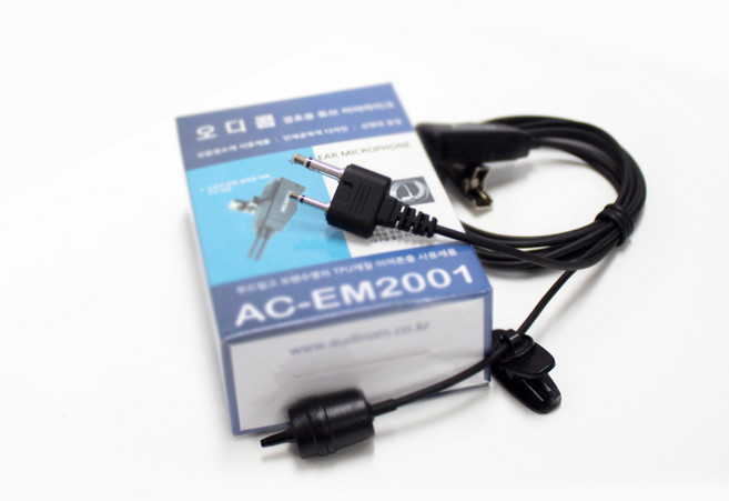 오디콤 IOK정보통신 IF-810 F타입 경호용 이어마이크 이어폰 리시버 인이어, 1개