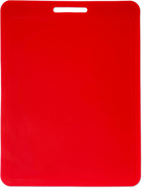 헤스타 국산100% 실리콘 도마 양면 이유식도마 식세기 식기세척기 열탕소독가능 가벼운 도마, 레드, 1개