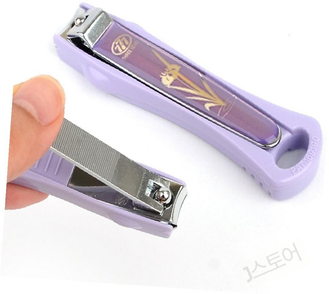 J스토어 스텐레스 777손톱깎이 답례품 일자형발톱깍기 발톱깎이 내성발톱깎이