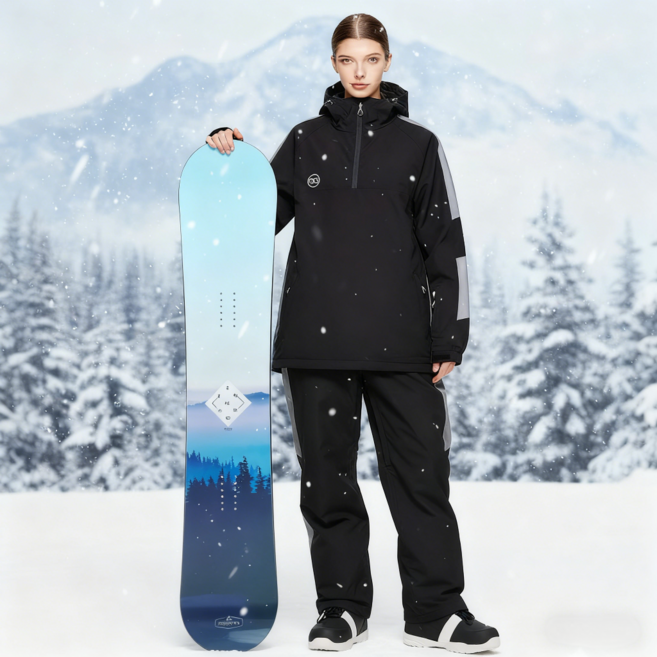 스노우보드복 상하세트 남녀공용 방수 방풍 방한 스키복 세트