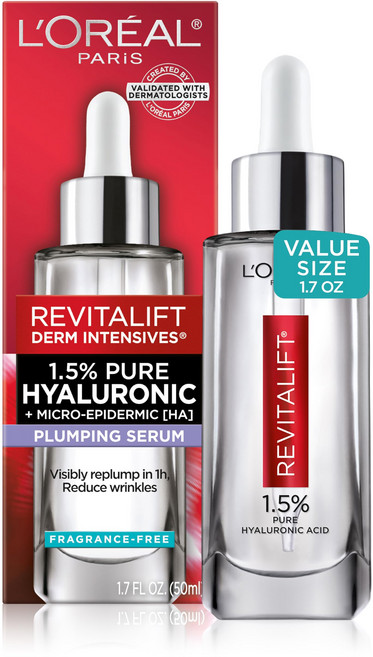 로레알 파리 리바이탈리프트 1.5% 순수 히알루론산 페이스 L'Oreal Paris Revitalift 1.5% Pure Hyaluronic Acid Face Serum Hyd, 50ml, 1개