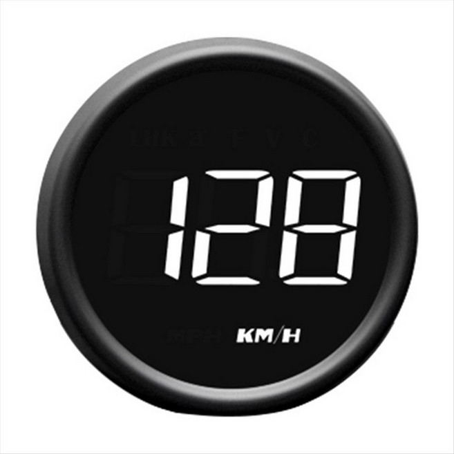 HUD B1 OBD 프로젝터 스크린 헤드 업 디스플레이 과속 알람 RPM 전압계 수온 게이지 디지털 LCD 패널, 표시된 대로
