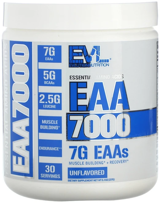 이블루션 Evlution Nutrition EAA 7000 Unflavored 8.4 oz 237 g, 1, 237g - 쿠팡
