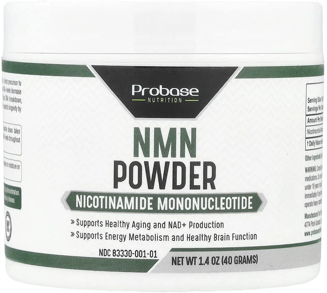 Probase Nutrition NMN Powder 1.4 oz 40 g, Probase Nutrition, NMN Powder, 40g, 1개 - 쿠팡