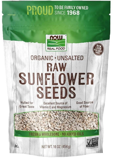나우 리얼푸드 언솔티드 생 해바라기씨 454g - 쿠팡