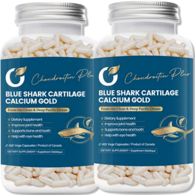 캐나다 고함량 청상어연골 콘드로이친 원데이코어, 2개, 400정