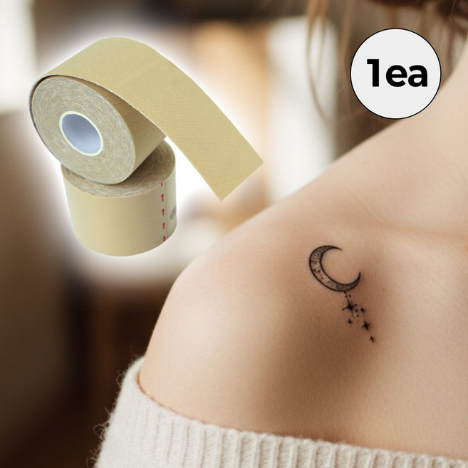에버리즈 누드핏 타투커버 문신 가리는 테이프 밝은톤, 1개, 스킨