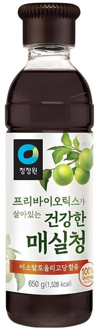 청정원 건강한 매실청, 650g, 1개