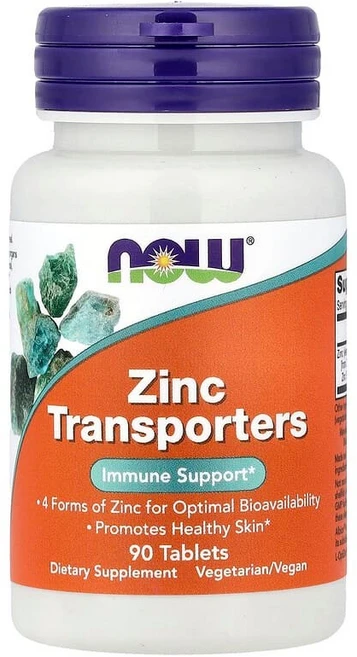 NOW Foods 아연 트랜스포터 90정(1정당 22mg) NOW-01532 - 쿠팡