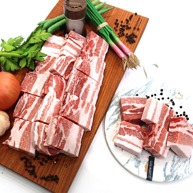 (배터짐) 육즙가득 벽돌 삼겹살 (일요일&당일발송), 1kg, 1개