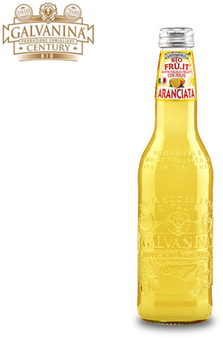 [갈바니나] 유기농 오렌지 탄산쥬스 355ml x 6병, 단품없음, 6개