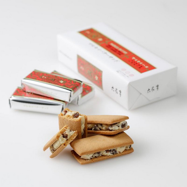 일본 롯카테이 육화정 마루세이 버터 샌드 쿠키 10개입 518420, 1