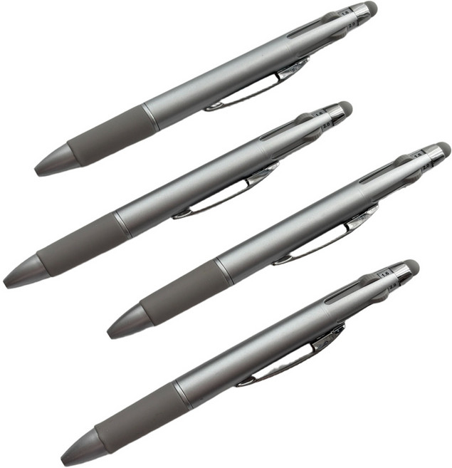 모소가 도트 파우더 네일아트 5in1 푸쉬펜, 1개, 실버색상