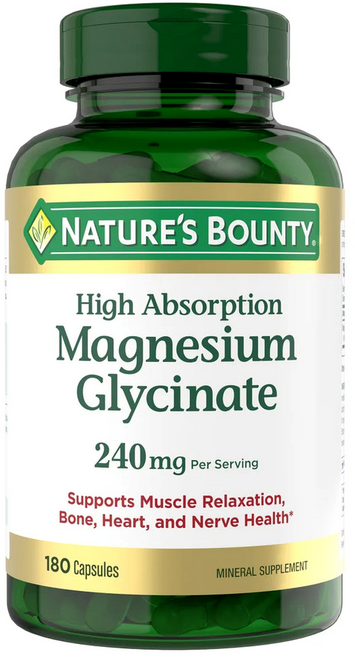네이처스 바운티 마그네슘 글리시네이트 240mg 180정, 1개