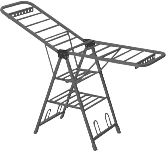 A型展翼衣架, A型展翼衣架-槍灰色 (一單限下一個)