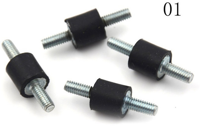 방진 SILENTBLO 보트 M4 도구 M6 고무 남성 댐퍼 M8 자동차 보빈 충격 마운트 M5, 1개, 1) M4