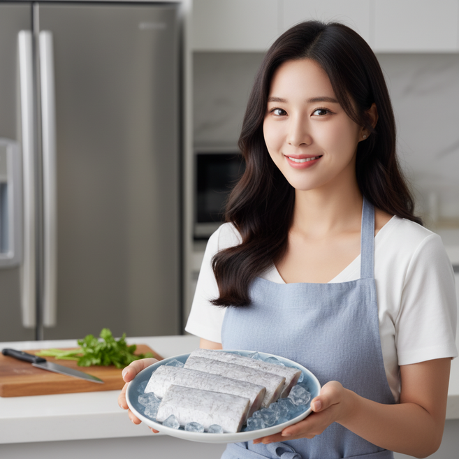 대서양에서 잡은 특대 사이즈 왕갈치, 1개, 1kg(갓 잡아 손질갈치 BEST)