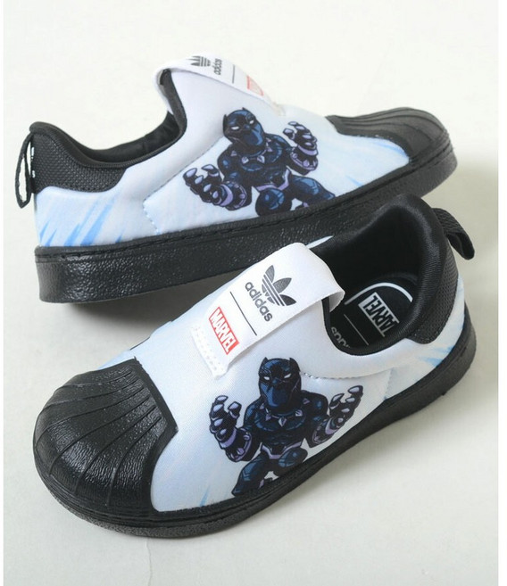 아디다스 키즈 운동화 남아 여아 마블 슬립온 끈없는 신발 슈퍼스타 360 I FX4881