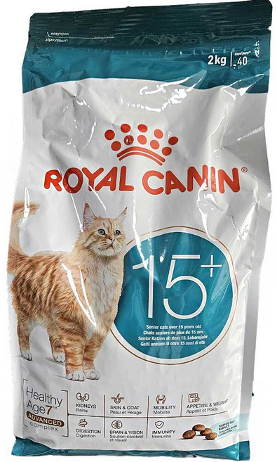 캣 에이징 15+ 고양이 15세 이상 노묘 노령묘 사료, 1개, 1.5kg, 곡물