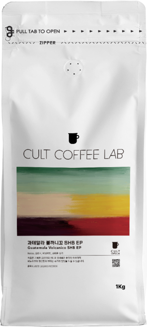 컬트커피랩 초콜릿 고소한 견과 깔끔한 산미 과테말라 볼까니꼬 SHB EP 싱글오리진 커피원두, 1kg, 1개, 에스프레소(고움)