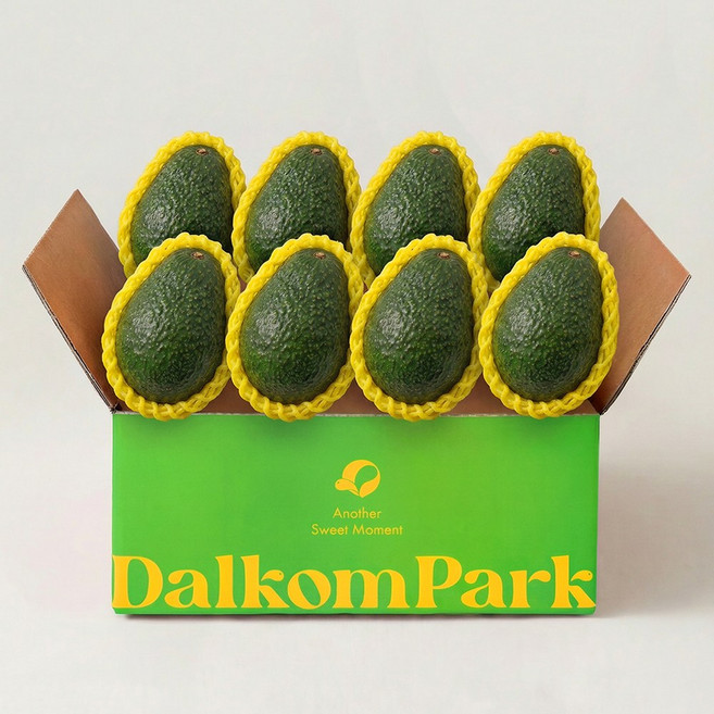 [달콤파크]프리미엄 아보카도 중과 8개입 1.5kg 내외, 8개
