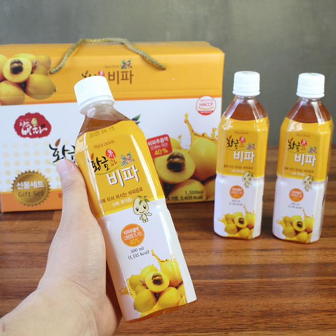 완도 비파 농축액 500ml x 3병, 3개