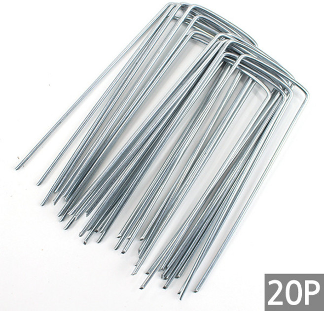 세인화분 15cm 비닐 제초매트 고정핀 20개세트, 1개, 제초매트고정핀(20P)