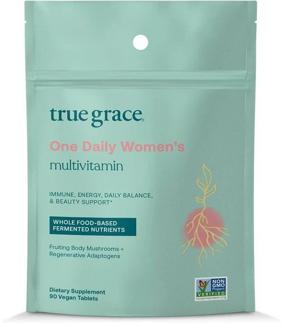 트루그레이스 원데일리 여성 멀티비타민 발효미네랄 True Grace One Daily Women Multivitamin, 1개, 90정 - 쿠팡