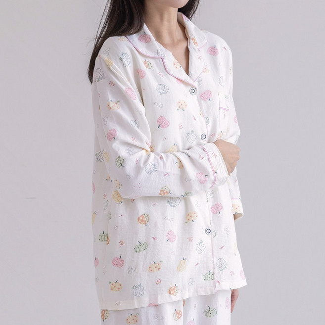 여성 봄 가을 긴팔 잠옷 긴팔세트