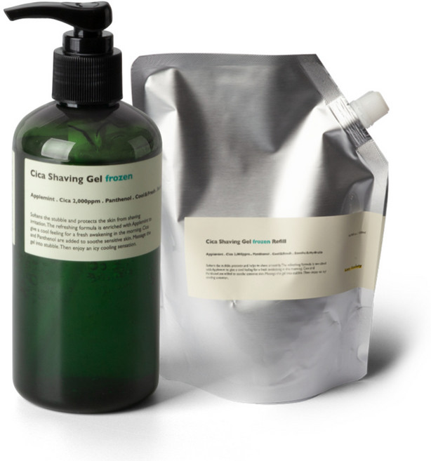레이지소사이어티 시카 쉐이빙젤 프로즌 본품 250ml + 리필 500ml 세트, 1세트, 750ml